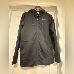 Nike Men's Black Full-Zip Therma- Fit Hoodie